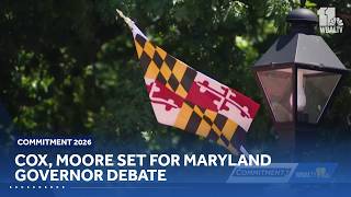 YouTube video thumbnail: Cox, Moore set for Maryland Governor Debate