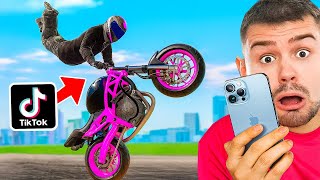 DIE UNMÖGLICHEN TIK TOK STUNTS NACHMACHEN in GTA 5!🎥🔥