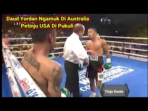 Di Australia🥊Daud Yordan Ngamuk Pukuli Lawannya Petinju USA