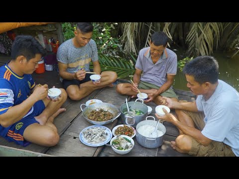 "Chuột Đồng Kho Sả Ớt" Bữa Cơm Chiều Êm Đềm trên Dòng Sông Quê | Nét Quê #606