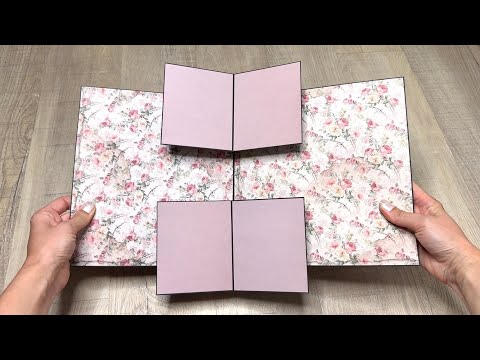 Double Pop Up Card Tutorial | Scrapbook Page for 4 Photos