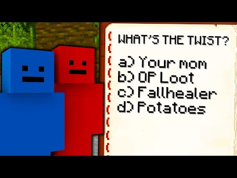Minecraft Manhunt, But If They Guess The Twist They Win