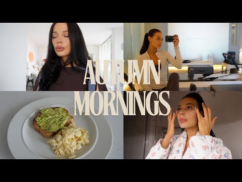 autumn morning vlog. healthy habits, breakfast & pilates