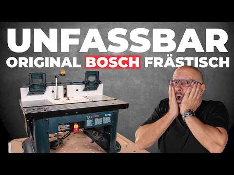 Der Bosch Frästisch ist ein GAMECHANGER – aber es gibt ein Problem!