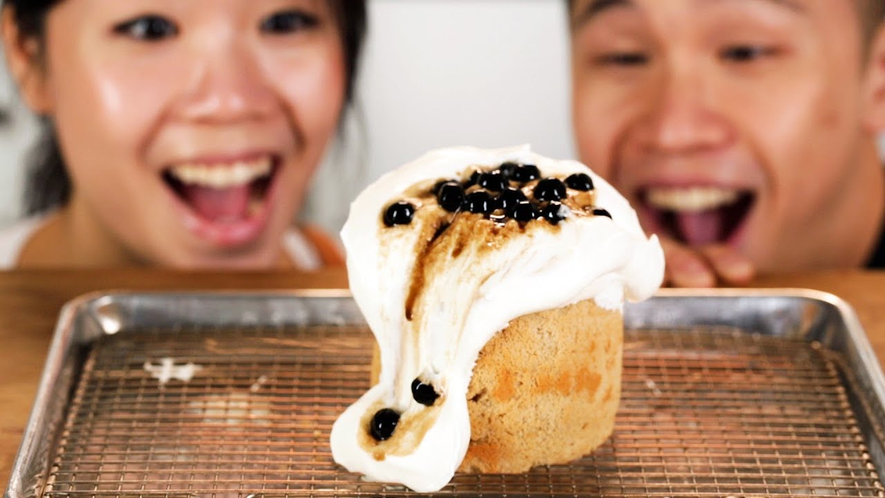 I Made The Crazy Bubble Tea Lava Cake From Taiwan