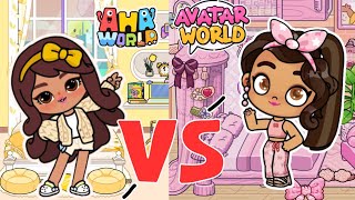 Avatar World vs Aha World: Design Showdown Room