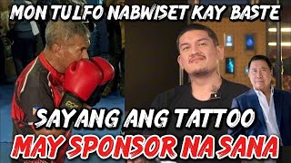 Sayang ang tattoo! Mon Tulfo nabwiset kay Baste! Biglang umurong kay Torre?