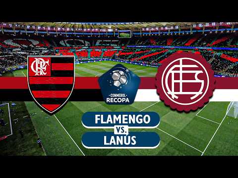 Flamengo x Lanรบs 26/02/2026 - Recopa Sul-Americana - Efootball26