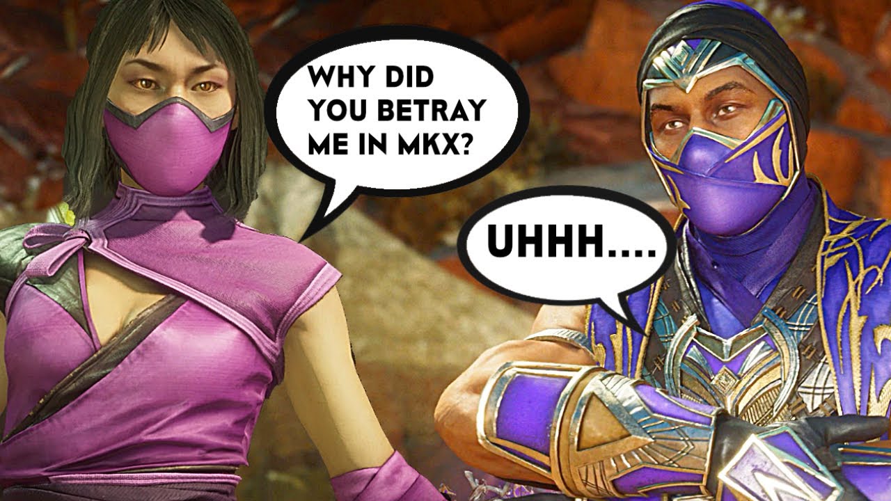 MK11 Mileena Is Mad At Rain For Betraying Her In MKX Scene - Mortal Kombat 11