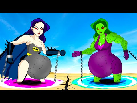 Evolution Of SHE HULK PREGNANT vs Evolution Of BAT GIRL : Returning From The Dead SECRET - FUNNY