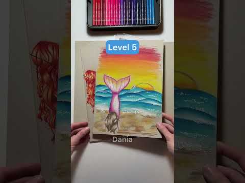 How my art changed in 10 years 😳✨pICaSSO✨ | DANIA (#Shorts)