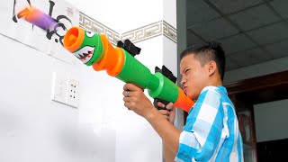 NERF WAR ROCKET GUN BATTLE SHOT