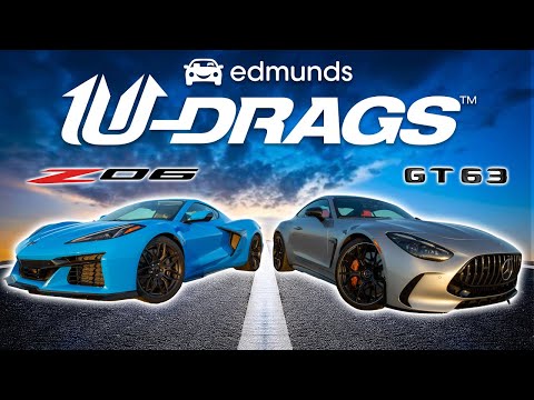 U-DRAGS RACE: Chevrolet Corvette Z06 vs. Mercedes-AMG GT 63 | Quarter Mile, Handling & More