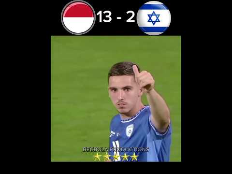 indonesia 🇮🇩 vs 🇮🇱 Israel 🔥  world cup imaginary Pinal 2031