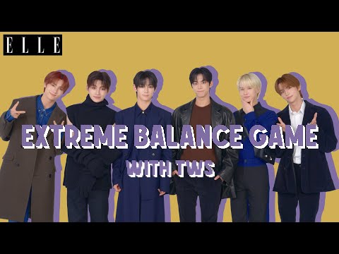 【TWS】キュートさ溢れまくり🥺　注目のK-POP第五世代ニュースターが究極の2択にTRY｜EXTREME BALANCE GAME｜ELLEMEN｜ELLE Japan