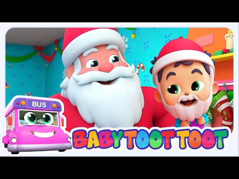 Lá em Cima No Telhado Divertida Canção De Natal Para Crianças - Baby Toot Toot