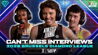 The Best Interviews With the Top Athletes at the 2026 Brussels Diamond League