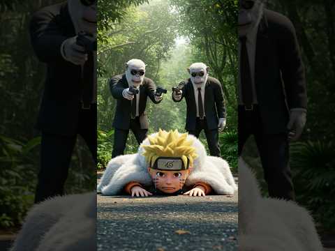 Naruto's Journey: Young Goku Alone vs a Horde of Monkeys - Kid Naruto's Life Was in Danger