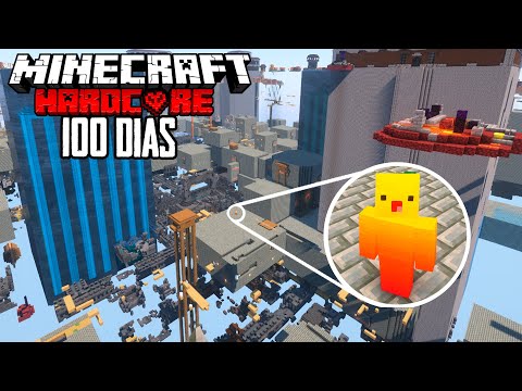 100 DÍAS en un Mundo SOLO de ESTRUCTURAS en MINECRAFT HARDCORE