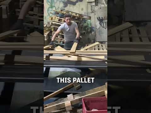 CEO of dismantling wooden pallets! 🫡👏   -  🎥 diaa_gahnem