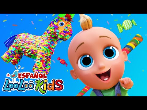 Rompe la Piñata + Meses del Año | ¡Fiesta y Aprendizaje con LooLoo Canciones Infantiles!