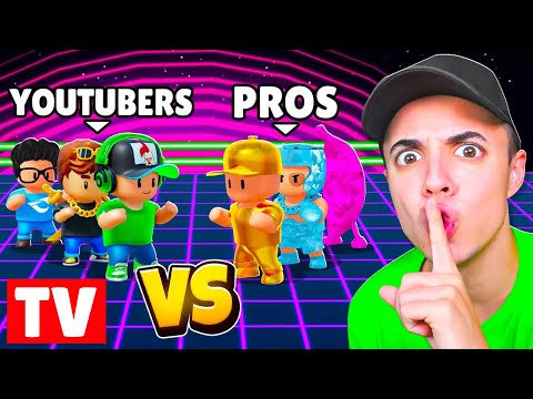 BATALLA de los MEJORES JUGADORES de STUMBLE GUYS!