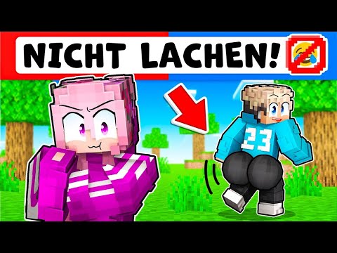 VERSUCHE nicht ZU LACHEN! 😂 in Minecraft!