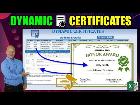 How To Create, Email & Print Dynamic Certificates From...