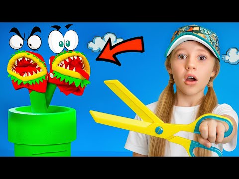 Nastya and her friends’ funny escape adventures for kids