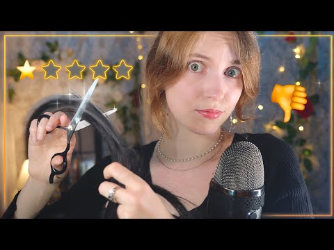 ASMR ✂️ La PEOR PELUQUERÍA del Pueblo 💔 ¿Saldrás con una Sonrisa?