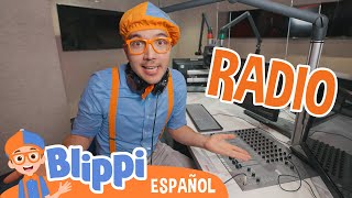 ⭐NUEVO⭐ Blippi va a un cabina de radio 📻 Blippi Español | Videos educativos para niños | Aprende