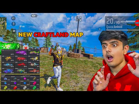 NEW CRAFTLAND MAP 🔥 FREE ALL BUNDLES , EMOTES , GUN SKINS CRAFTLAND MAP 💎