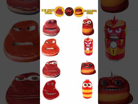 E E Ei Meat Team VS Red Larva Team | Battle Part 1