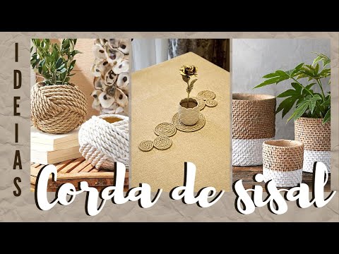 DECORAÇÃO com CORDA DE SISAL - Eduardo Wizard