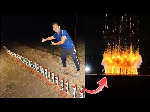 एकसाथ 50 Skyshot चला दिए || Burning Fifty Skyshot at Once