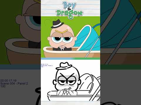 Meet THE BOSS Baby | Side by Side (Animation Meme) #boyanddragon #shorts