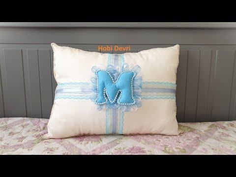 Baby Room Decor, Harfli Takı Yastığı Süsleme, Altın Yastığı Yapılışı, Hastane Odası Süsleme