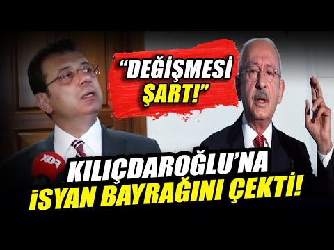 Ekrem İmamoğlu Kılıçdaroğlu'na İsyan Bayrağını Çekti: Değişim Şart!