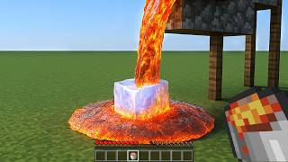 Realistic Ice vs Lava in Minecraft (8-Minute Real Life Compilation)