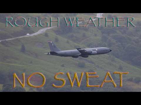 KC-135 Executes Extreme Low-Level Sortie in Brutal Weather Conditions