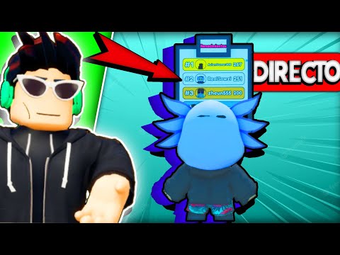 LLEGANDO A TOP 1 MUNDIAL EN ROBLOX!😥 (En vivo) 🔴 ¡Ven ya!