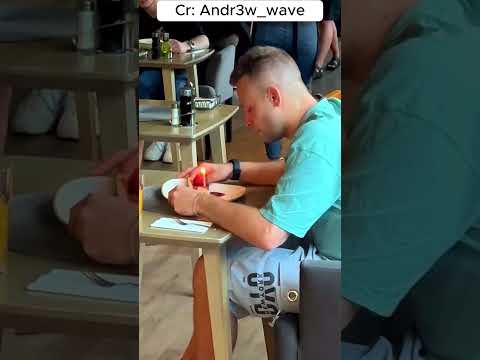 Surprise Birthday In A Cafe #shorts #respect