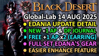 FREE +1 AP &DP JOURNAL, EDANIA DETAIL CONTENT, FULL SET EDANA GEAR BDO Global Lab Update 14 Aug 2025