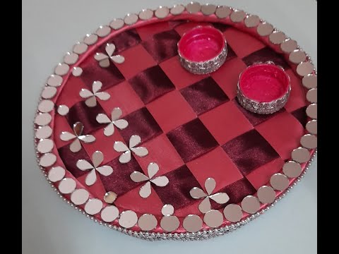 DIY Pooja Thali || Cardboard Pooja Thali || Navratri special ||#diwalispecial #diy #pooja #diwali