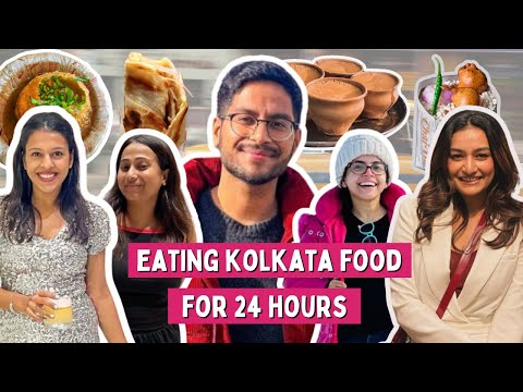 EATING KOLKATA FOOD FOR 24 HOURS 😋 FOOD VLOG @WonderMunna @SinfulFoodie @KirtiBhoutika @snehasinghi