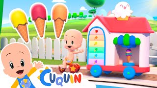 The Ice Cream Machine Song 🍦 Nursery Rhymes by Cleo and Cuquin | Children Songs