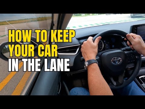 How to Keep Your Car Centered in Your Lane –The Secret Trick!