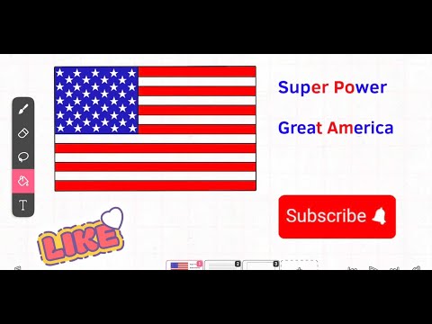 How to make USA Flag | 5-Second Animation  Live Stream