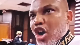 The Nnamdi Kanu's Court Footage We Added To Carry The Public Alongside. A Man, Bullied, Roared.