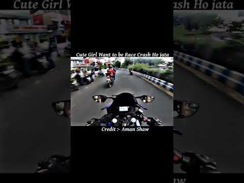 @701creator00  Cute girl 😍🥀 Ktm RC Crazy ride 🥀🥵 Close call 🤙🥵🥀#Short #videi #viral🥀🥵
